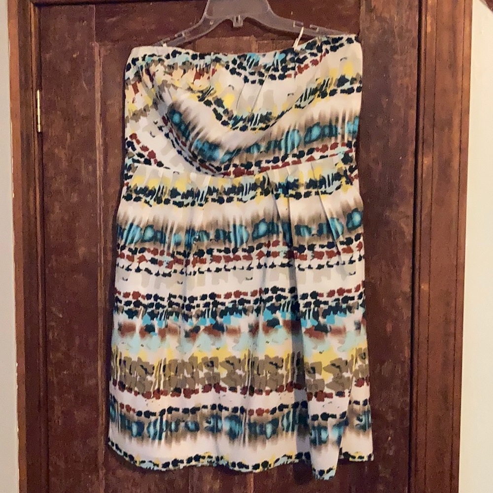 The Limited strapless dress w/ pockets